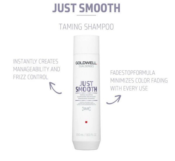 Goldwell Dualsenses Just Smooth Taming Shampoo 250ml V2 - Image 2