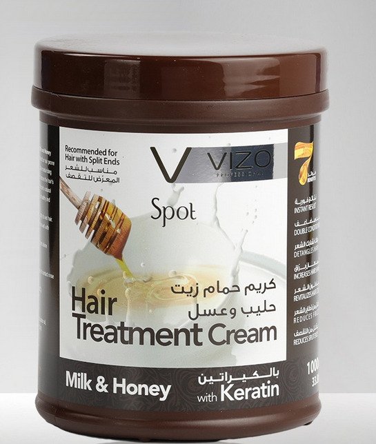 Vizo Spot Hair Treatment Cream Milk & Honey With Keratin