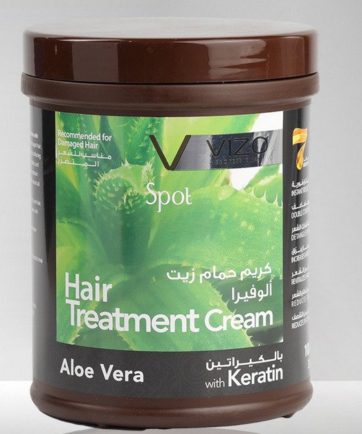 Vizo Spot Hair Treatment Cream Aloe Vera With Keratin 1000 Ml