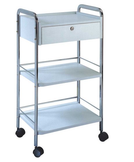Valor Beauty Salon Trolley 3 Layers (White)